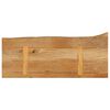 vidaXL Tafelblad met natuurlijke rand 90x20x2,5 cm massief mangohout