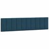 vidaXL Bedframe zonder matras fluweel blauw 90x190 cm