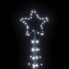vidaXL LED-kerstboom 447 LEDs koud wit 250 cm