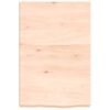 vidaXL Wandschap 40x60x(2-6) cm onbehandeld massief eikenhout