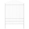 vidaXL Tuinhek WOERDEN 7 st 170 x 225 cm Gepoedercoat staal Wit