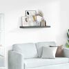 vidaXL Fotoplanken 2 st 80x9x3 cm MDF grijs