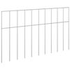 vidaXL Tuin schuttingpaneel 48 st 50 x 30 cm Gegalvaniseerd staal