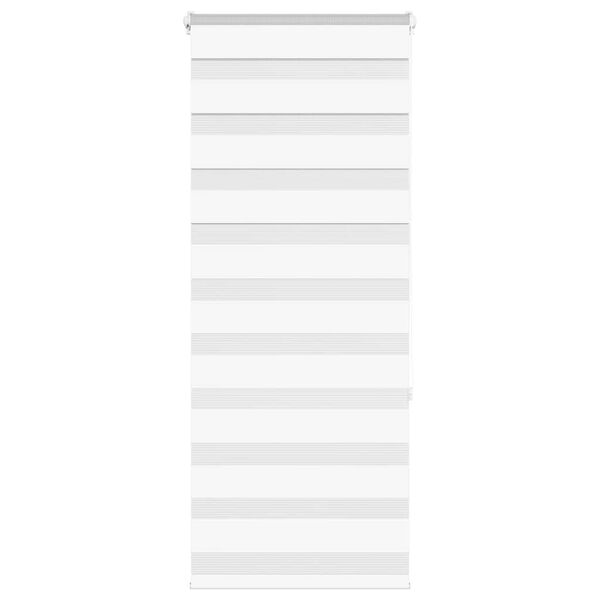 vidaXL Zebra rolgordijn 65x150 cm stofbreedte 60,9 cm polyester wit