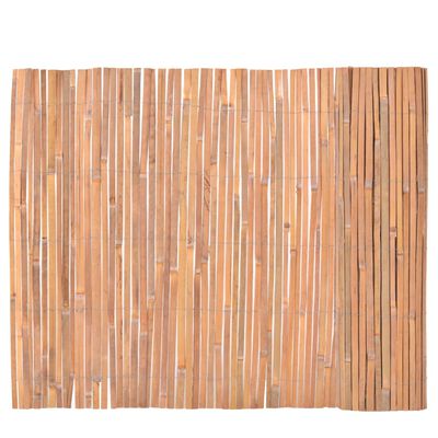 vidaXL Schermen 2 st 100x400 cm bamboe