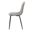 Venture Home Eetkamerstoelen 2 st Polar polyester grijs en zwart