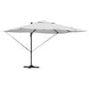 vidaXL Parasol Zand 351 x 250 x 253 cm Polyester en Aluminium