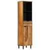 vidaXL Badkamerkast Bruin 38 x 33 x 160 cm Massief Mango Hout