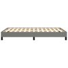 vidaXL Bedframe zonder matras 120x200 cm stof donkergrijs