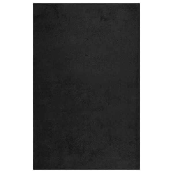 vidaXL Vloerkleed shaggy hoogpolig 200x290 cm zwart