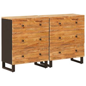 vidaXL Dressoir Bruin Massief Mango Hout