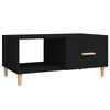 vidaXL Salontafel 89,5x50x40 cm bewerkt hout zwart