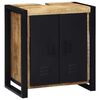 vidaXL Badkamermeubelset met plank 4 pcs Bruin Massief Mango Hout
