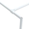 vidaXL Inloopdouchewand 115x195 cm transparant ESG-glas wit