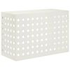vidaXL Airconditioner hoes Wit 90 x 40 x 60 cm Staal