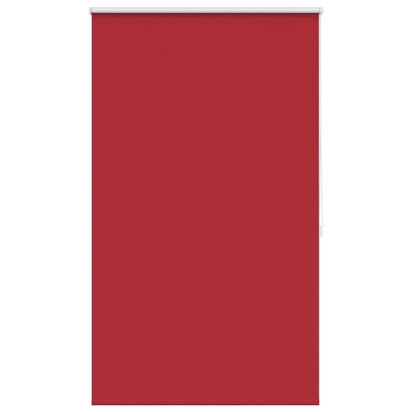 vidaXL Rolgordijn verduisterend 124,4 x 175 cm stofbreedte 120 cm rood