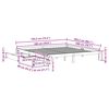 vidaXL Bedframe met lades massief grenenhout wasbruin 180x200 cm