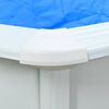 vidaXL Zwembad met stalen wand 300x120 cm wit