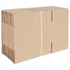 vidaXL Vouwdoos met opslag 50 pcs Naturel 24 x 13 x 13 cm Karton