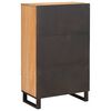 vidaXL Hoge kast met lade Bruin 40 x 33 x 110 cm Massief Mango Hout