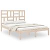 vidaXL Bedframe massief hout 150x200 cm