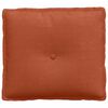 vidaXL Rugkussen Rood-oranje 50 x 45 cm Cordstof
