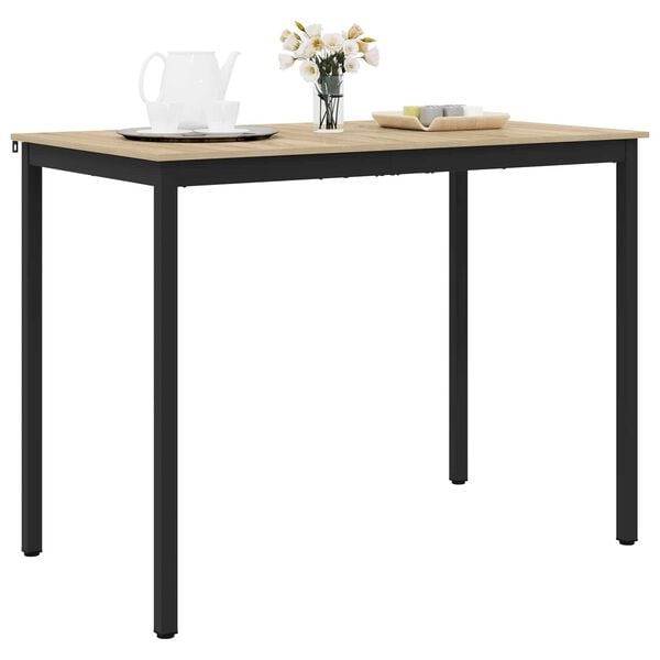 vidaXL Staande Bartafel Bewerkt hout