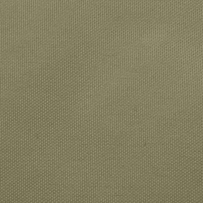 vidaXL Zonnescherm trapezium 3/4x3 m oxford stof beige
