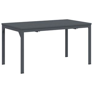 vidaXL Terrastafel Antraciet 180 x 80 x 74 cm Gepoedercoat staal