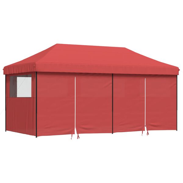 vidaXL Partytent Bordeauxrood 292 x 580 x 315 cm Oxford Stof