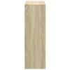 vidaXL Boekenkast 60x24x76 cm bewerkt hout sonoma eikenkleurig