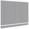 vidaXL Vervangingsdoek voor zonnescherm Antraciet en Wit 280 x 195 cm