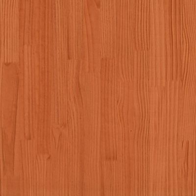 vidaXL 4-delige Loungeset massief grenenhout wasbruin