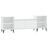 vidaXL Tv-meubel 160x35x55 cm bewerkt hout wit