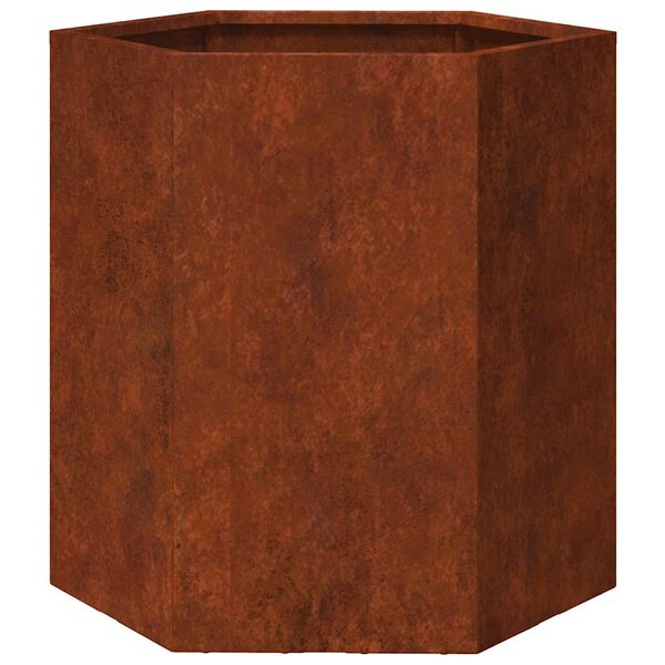 vidaXL Plantenbak roestig 40x40x45 cm cortenstaal