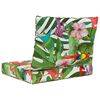 vidaXL Buiten bankkussen 2 pcs kleurrijk Polyester