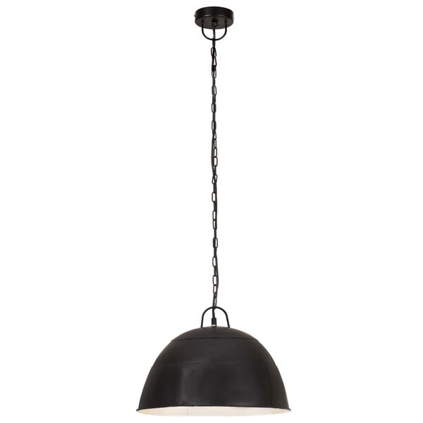vidaXL Hanglamp industrieel vintage rond 25 W E27 41 cm zwart