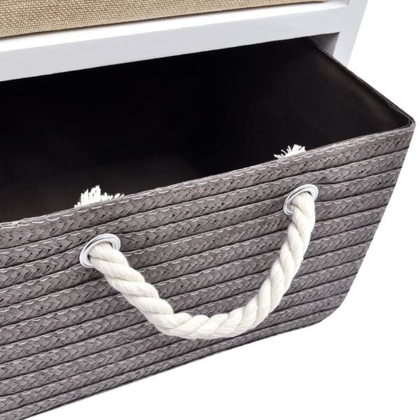 vidaXL Nachtkastje hout