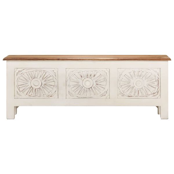 vidaXL Opbergkist 110x30x40 cm massief acaciahout