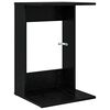 vidaXL Bijzettafel Zwart Eiken 40 x 38 x 62,5 cm Bewerkt hout