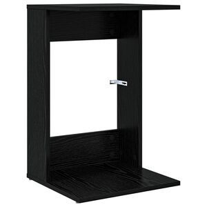 vidaXL Bijzettafel Zwart Eiken 40 x 38 x 62,5 cm Bewerkt hout