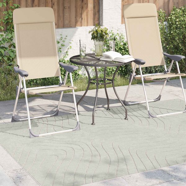 vidaXL Vloerkleden Rechthoekig PALMERAS Groen 200 x 140 cm Polyester