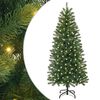 vidaXL Kunstkerstboom met 150 LED met standaard Groen 120 cm PE en PVC