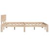 vidaXL Bedframe massief hout 120x190 cm