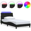 vidaXL Bedframe zonder matras "Hanko" 100x200 cm stof zwart