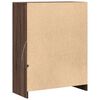 vidaXL Dressoir met LED 77x34x100 cm bewerkt hout bruin eikenkleur