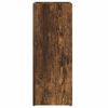vidaXL Paraplu Standaard Gerookt eiken 25 x 24,5 x 64 cm Bewerkt hout
