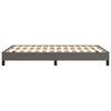 vidaXL Bedframe zonder matras 120x190 cm kunstleer grijs