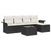 vidaXL Tuin Sofa Set 6 st Poly riet
