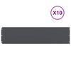 vidaXL Gazonranden 10 st 25x103 cm koudgewalst staal antraciet